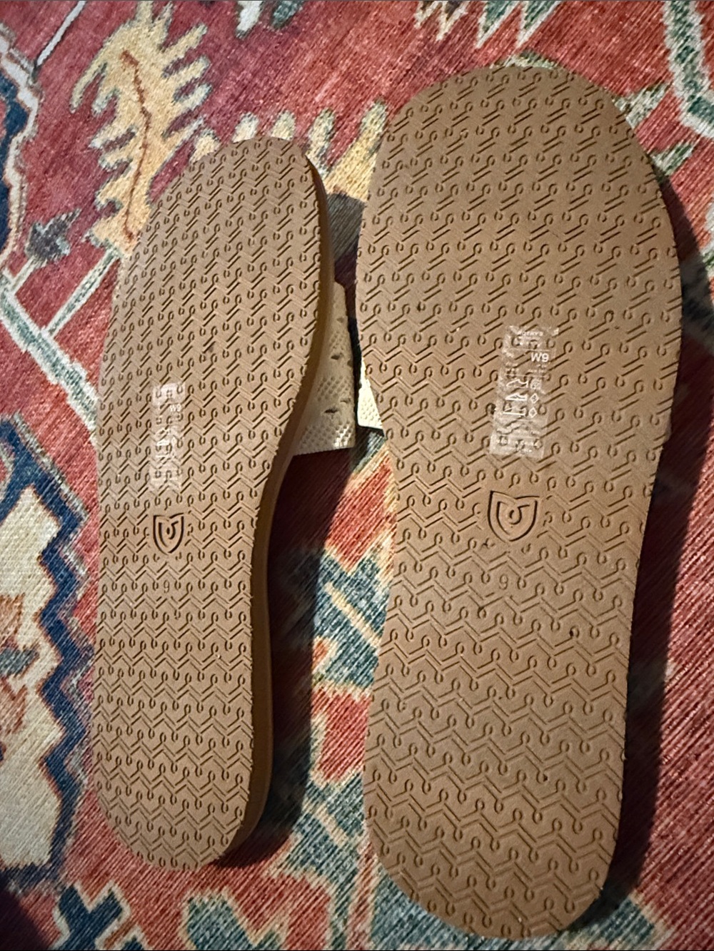 Rothy's Cream Woven Slide Sandals - Picture 4 of 4